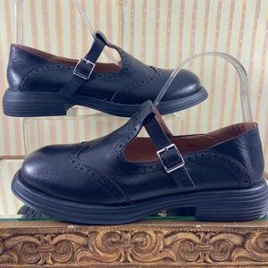 Clarks Leather Black Mary Jane's  NWOT